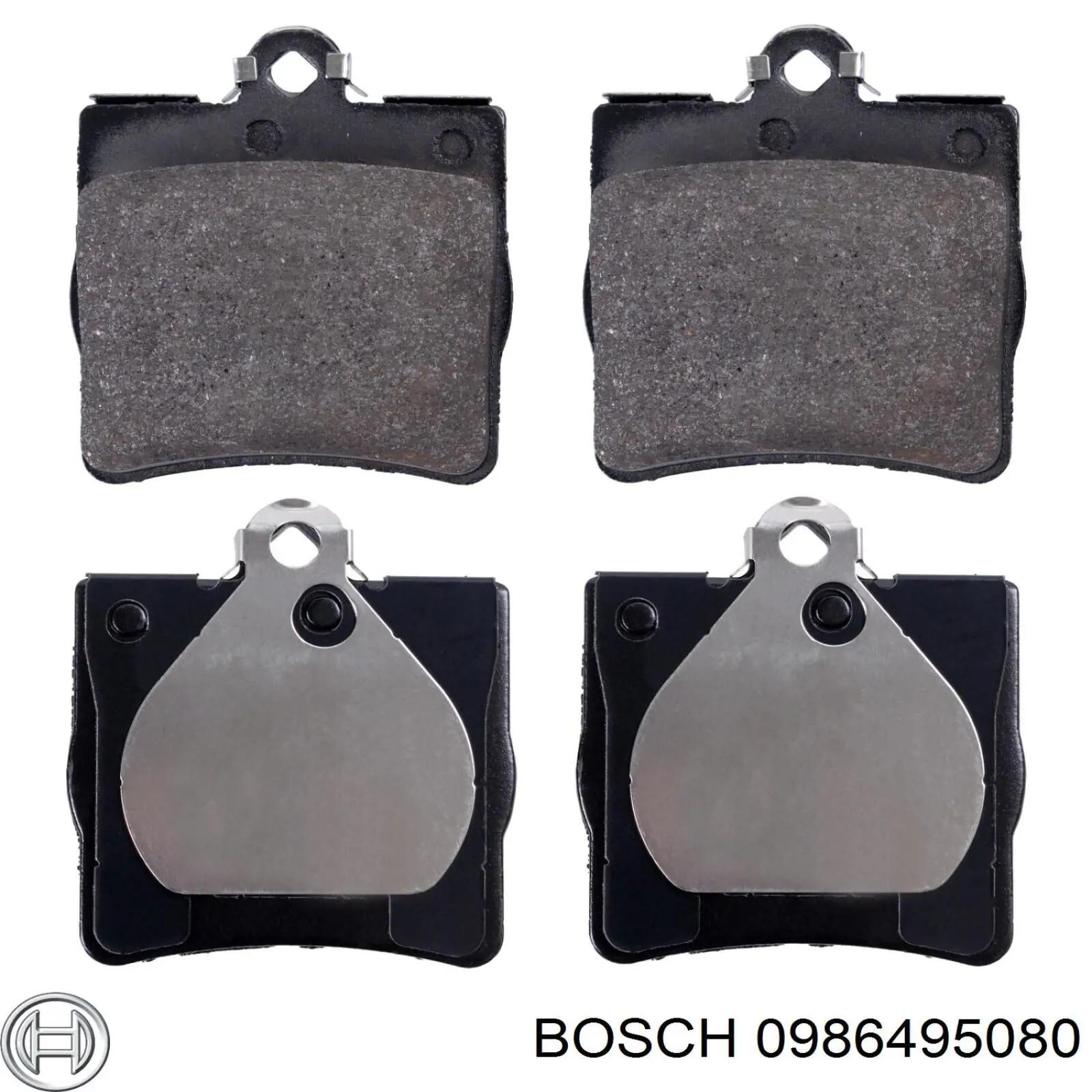 0 986 495 080 Bosch колодки тормозные задние дисковые