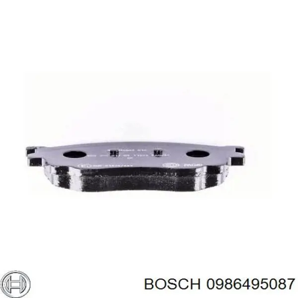 Колодки Bosch 0986495087 цена, от 19.85 USD