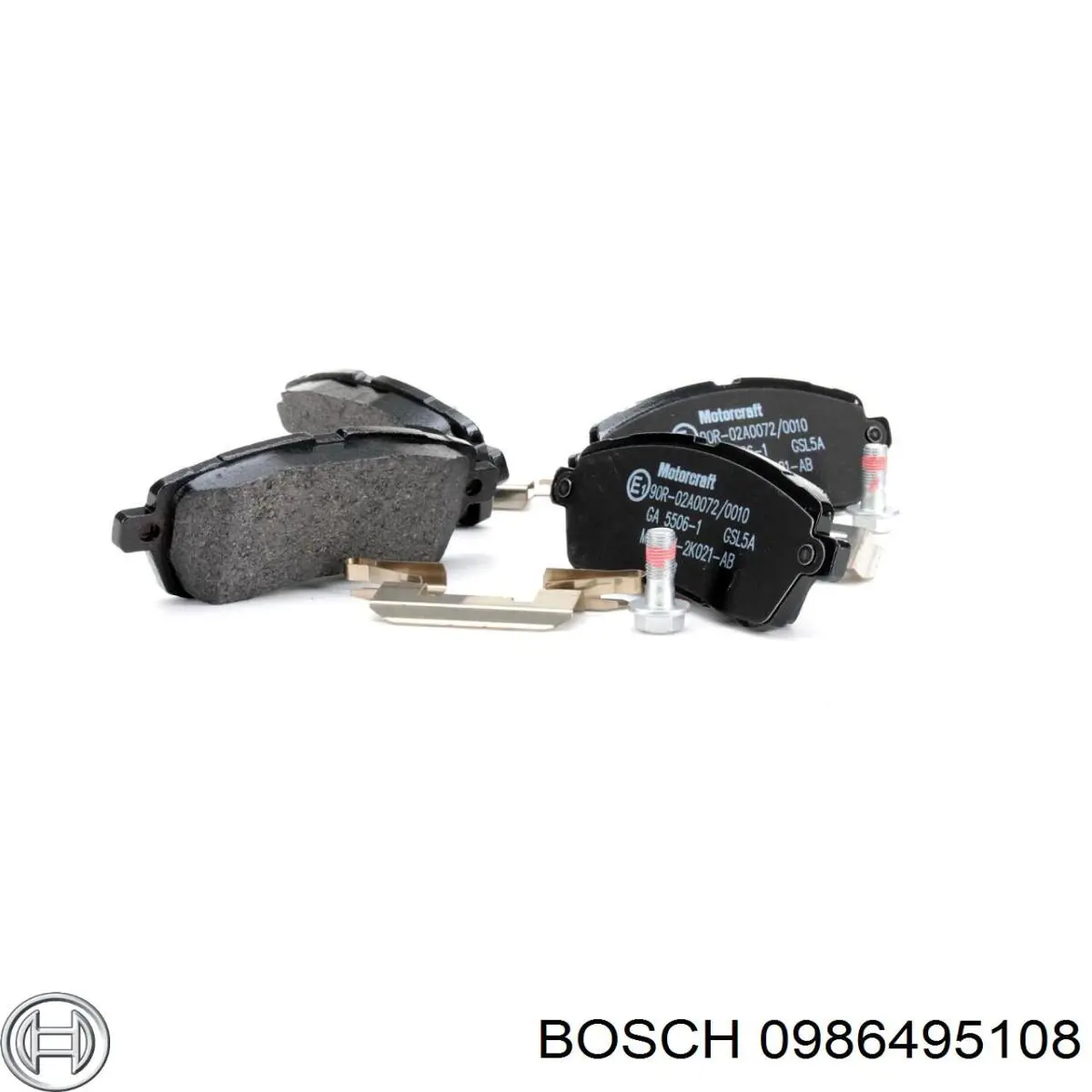 Купить 0986495108 Bosch Колодки тормозные