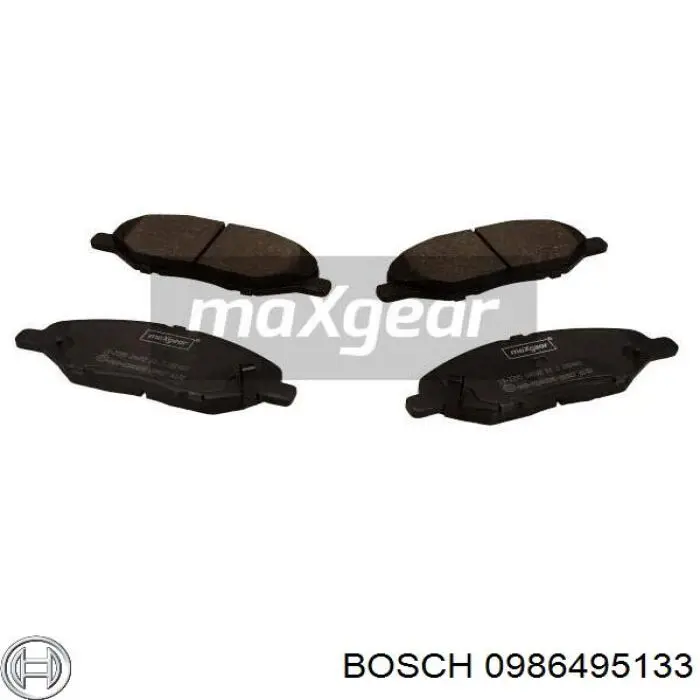 Тормозные колодки Bosch 0986495133