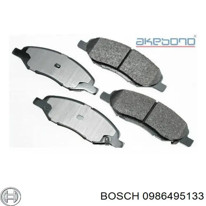 Колодки Bosch 0986495133 цена, от 31.98 USD