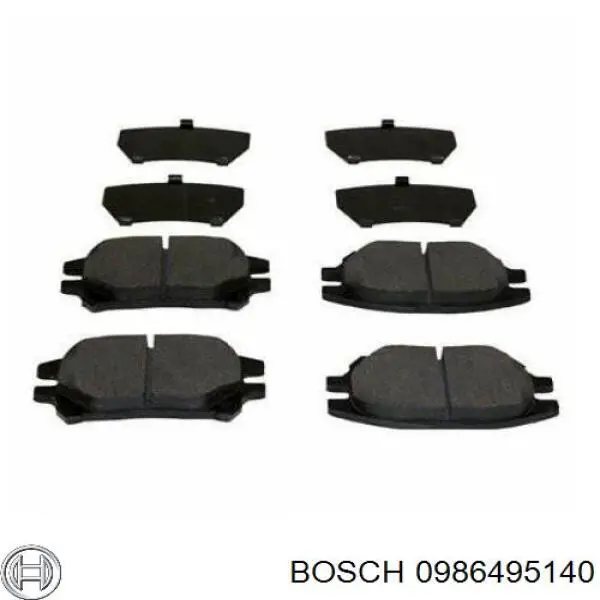 Колодки Bosch 0986495140 цена, от 16.21 USD