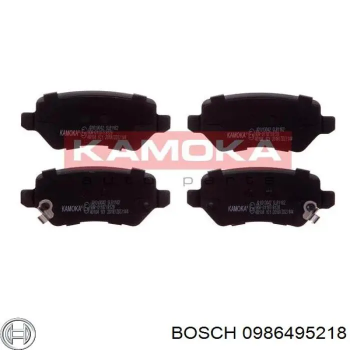 Колодки дисковые  Bosch 0986495218 цена, от 16.22 USD