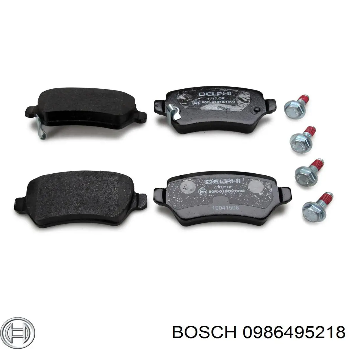 Задние тормозные колодки 0986495218 Bosch