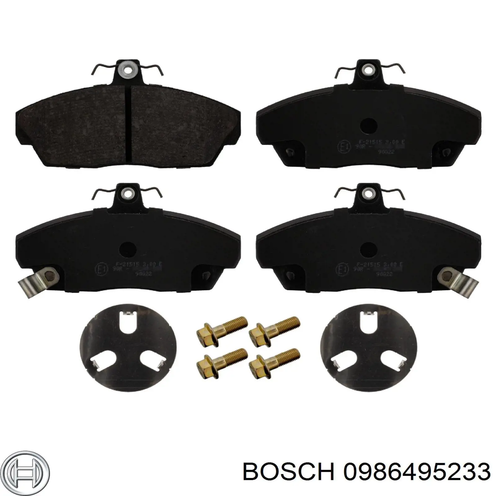 Колодки Bosch 0986495233 цена, от 20.45 USD