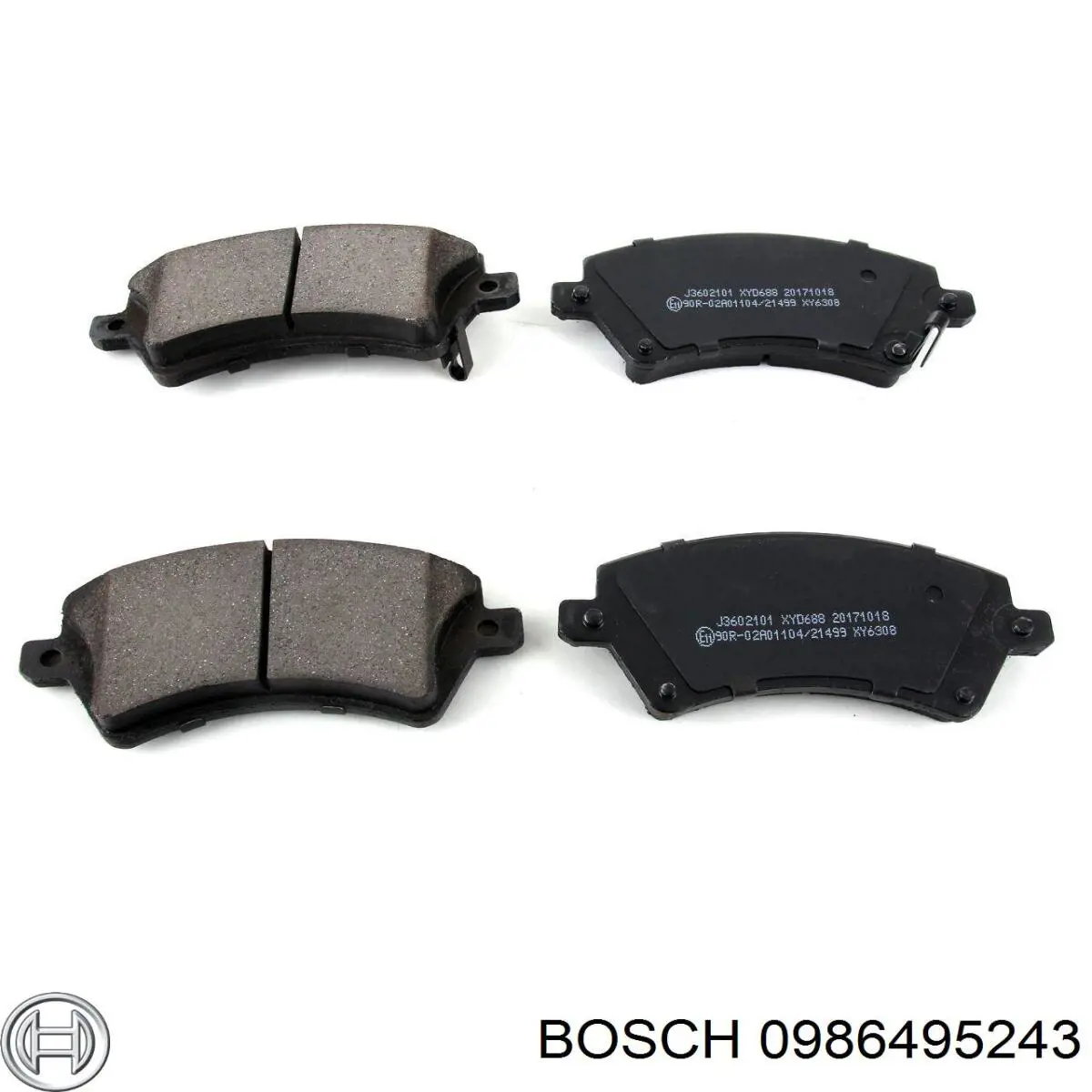 Колодки Bosch 0986495243 цена, от 23.90 USD