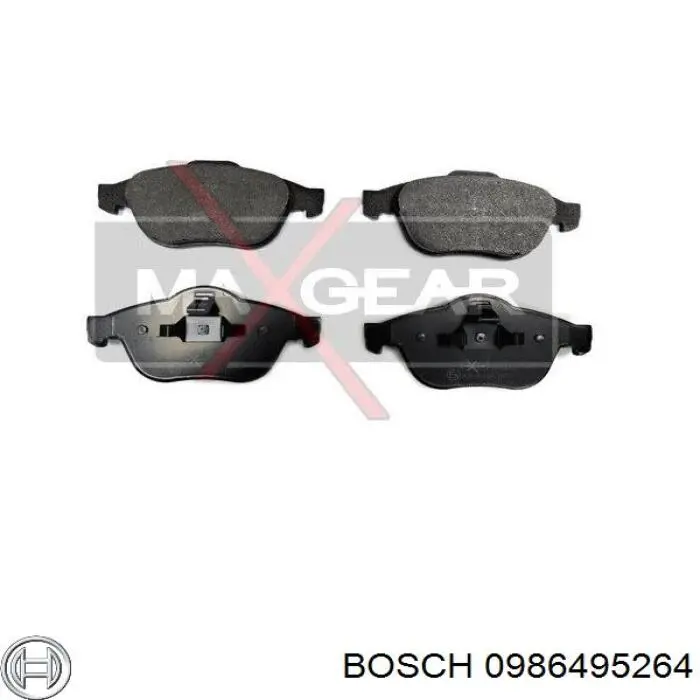 Колодки Bosch 0986495264 цена, от 24.90 USD