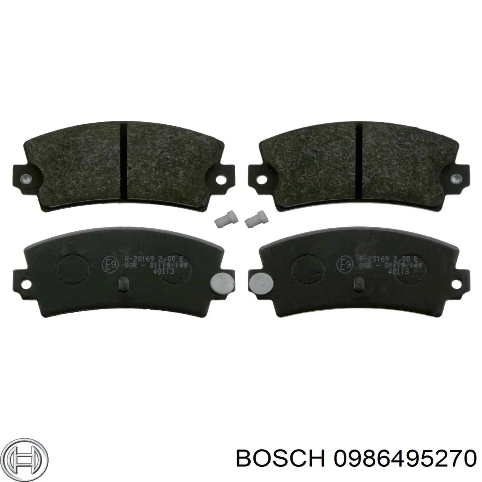 Передние тормозные колодки 0986495270 Bosch