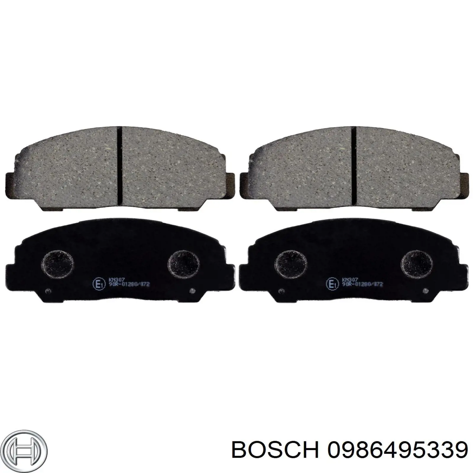 Передние тормозные колодки 0986495339 Bosch