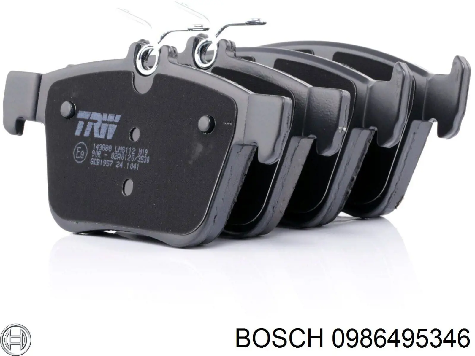 Задние тормозные колодки 0986495346 Bosch