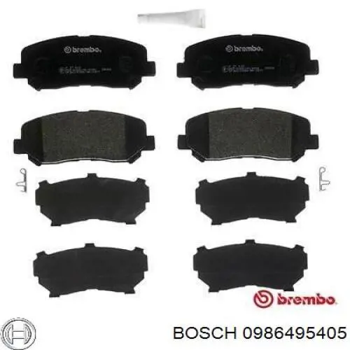 0986495405 Bosch Колодки передние