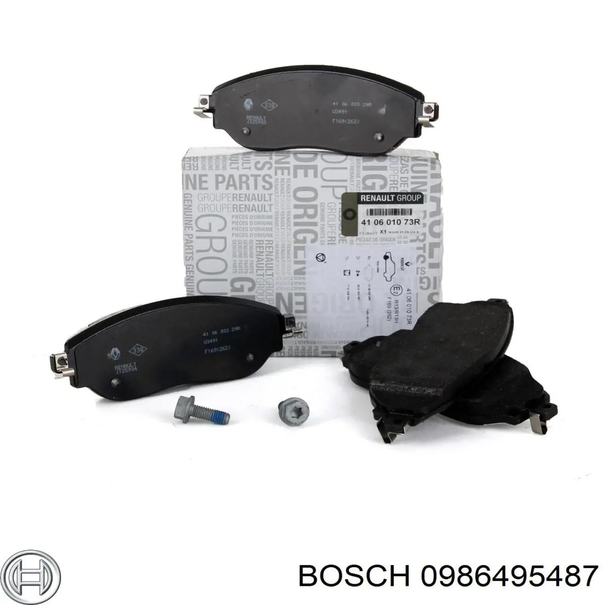 Колодки дисковые  Bosch 0986495487 цена, от 24.83 USD