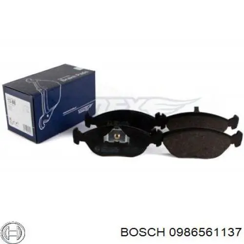 Передние тормозные колодки 0986561137 Bosch
