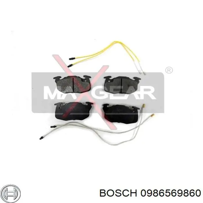 Колодки Bosch 0986569860 цена, от 11.91 USD