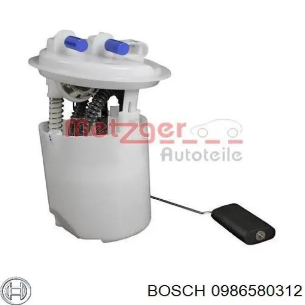 Módulo alimentación de combustible 0986580312 Bosch