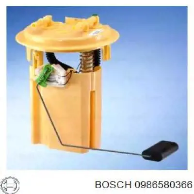 0 986 580 366 Bosch módulo de bomba de combustível com sensor do nível de combustível