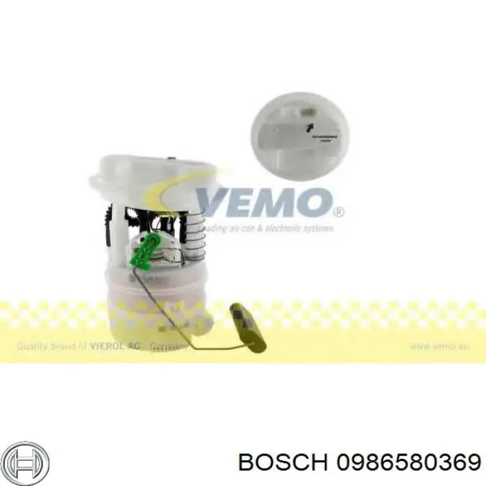 Купить 0986580369 Bosch Модуль топливного насоса