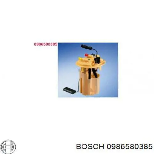 Купить 0986580385 Bosch Модуль топливного насоса