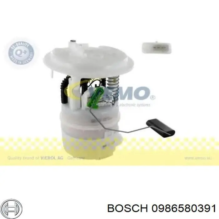 0986580391 Bosch Электробензонасос