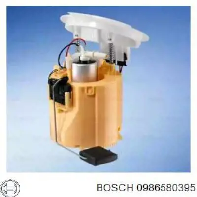 0 986 580 395 Bosch módulo de bomba de combustível com sensor do nível de combustível