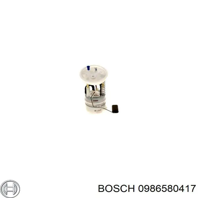 0986580417 Bosch módulo de bomba de combustível com sensor do nível de combustível