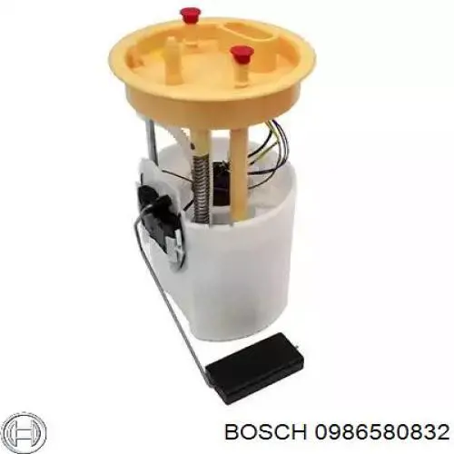 0 986 580 832 Bosch módulo de bomba de combustível com sensor do nível de combustível