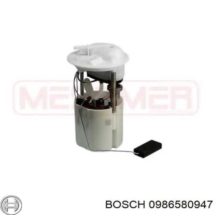 Модуль паливного насосу, з датчиком рівня палива 0986580947 Bosch