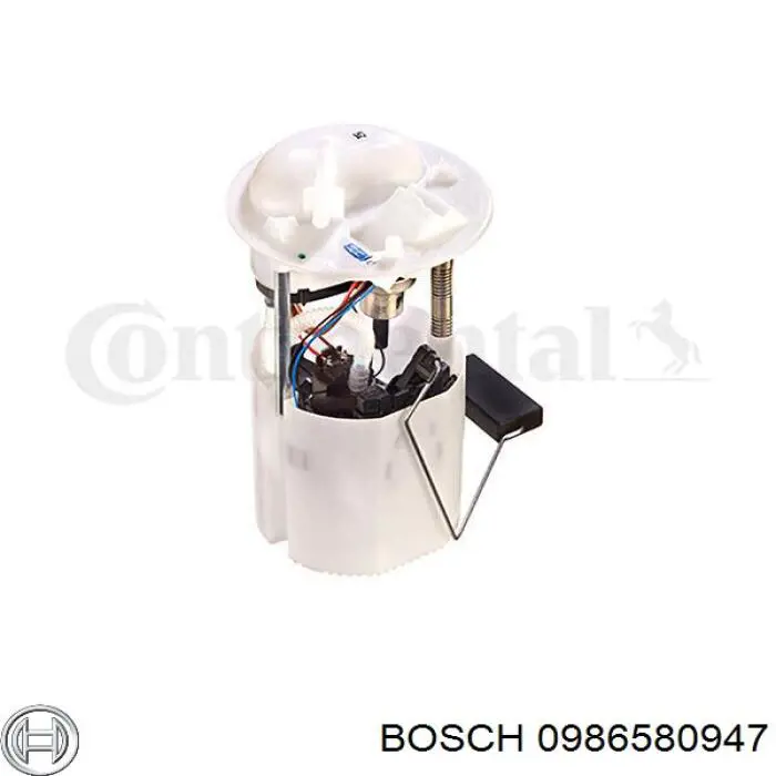 Модуль паливного насосу, з датчиком рівня палива 0986580947 Bosch