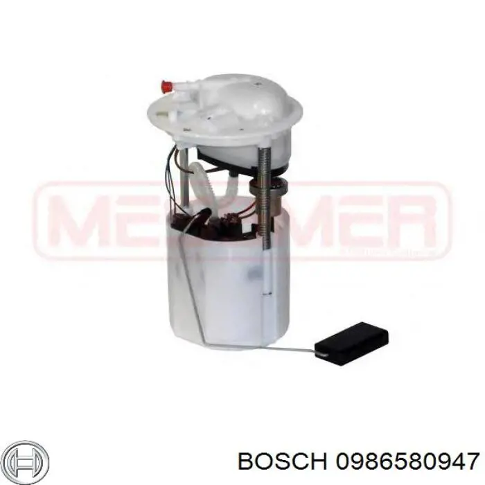Модуль паливного насосу, з датчиком рівня палива 0986580947 Bosch