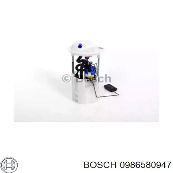 Модуль паливного насосу, з датчиком рівня палива 0986580947 Bosch