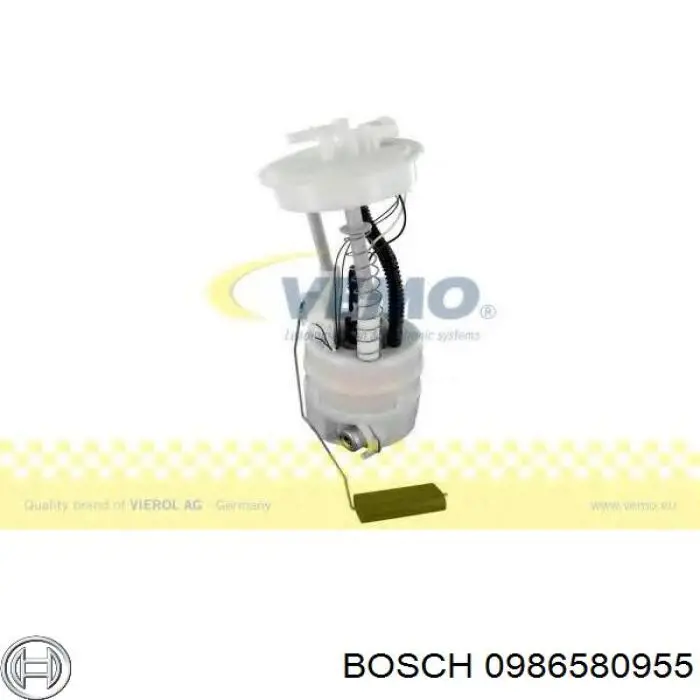 Купить 0986580955 Bosch Топливный насос погружной электрический