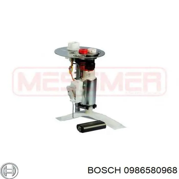 0 986 580 968 Bosch элемент-турбинка топливного насоса