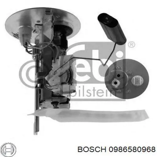 Купить 0986580968 Bosch Элемент-турбинка топливного насоса