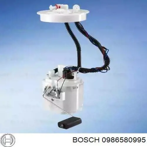 0 986 580 995 Bosch módulo de bomba de combustível com sensor do nível de combustível