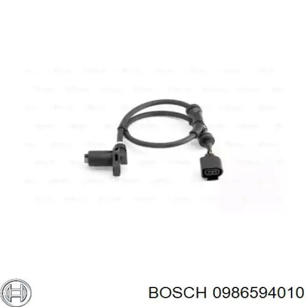 Купить 0986594010 Bosch Датчик АБС (ABS) передний