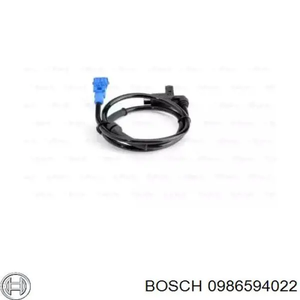 Sensor ABS delantero 0986594022 Bosch