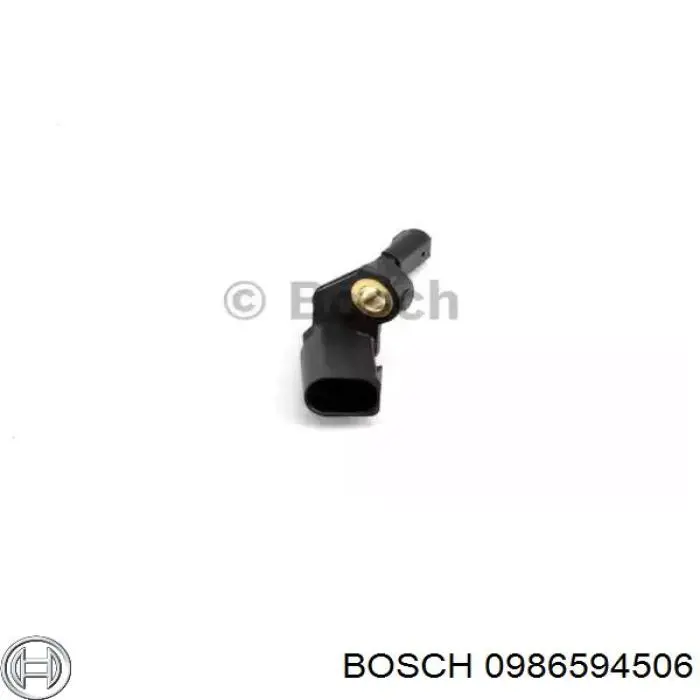 Sensor revoluciones de la rueda, trasero izquierdo 0986594506 Bosch