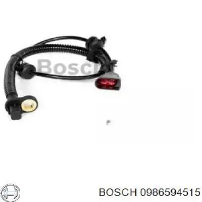 Sensor ABS trasero derecho 0986594515 Bosch