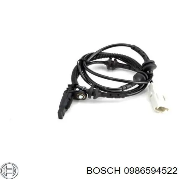 Sensor ABS delantero 0986594522 Bosch