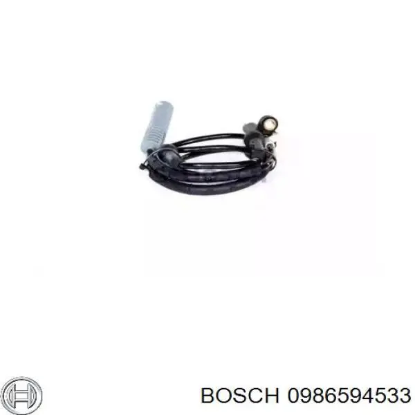 Sensor ABS trasero 0986594533 Bosch