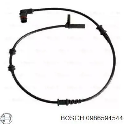 0 986 594 544 Bosch sensor dianteiro de abs