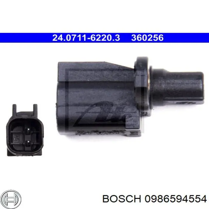 Датчик АБС (ABS) задний Bosch 0986594554 цена, от 15.24 USD