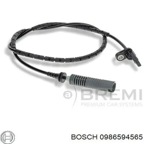 Датчик ABS задний Bosch 0986594565