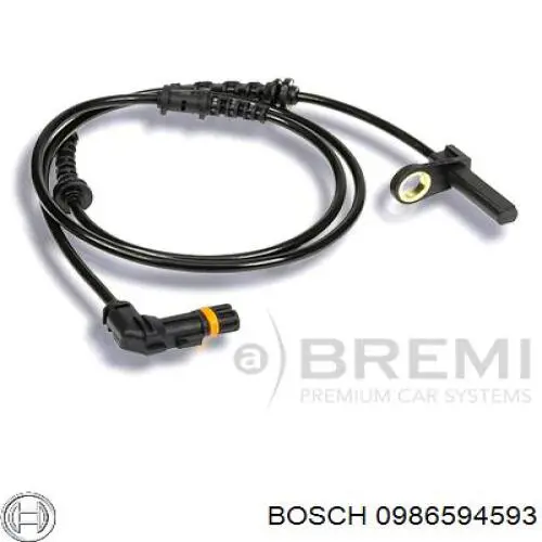 Купить 0986594593 Bosch Датчик АБС (ABS) передний
