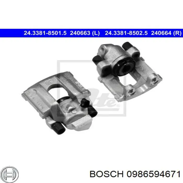 0986594671 Bosch sensor dianteiro de abs