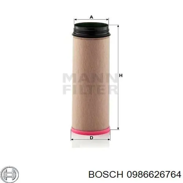 Filtro de aire 0986626764 Bosch