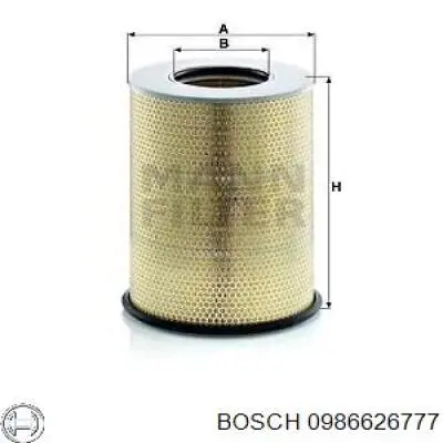 Filtro de aire 0986626777 Bosch