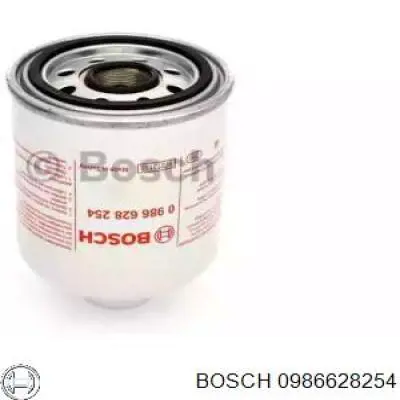 Filtro del secador de aire (separador de agua y aceite) (CAMIÓN) 0986628254 Bosch