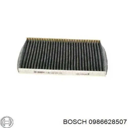 Купить 0986628507 Bosch Фильтр салона угольный