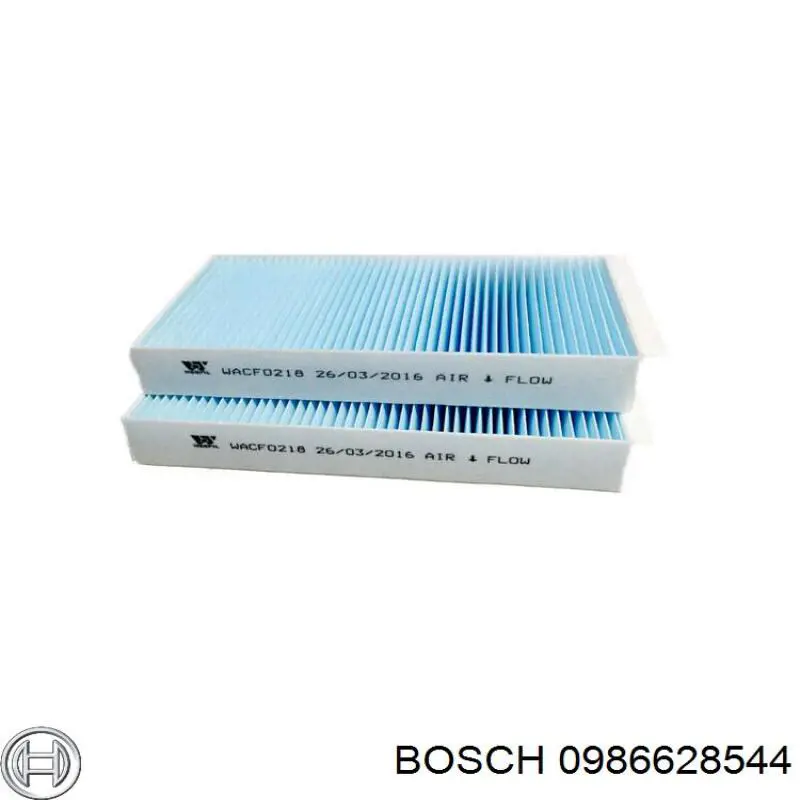 Купить 0986628544 Bosch Фильтр салона угольный